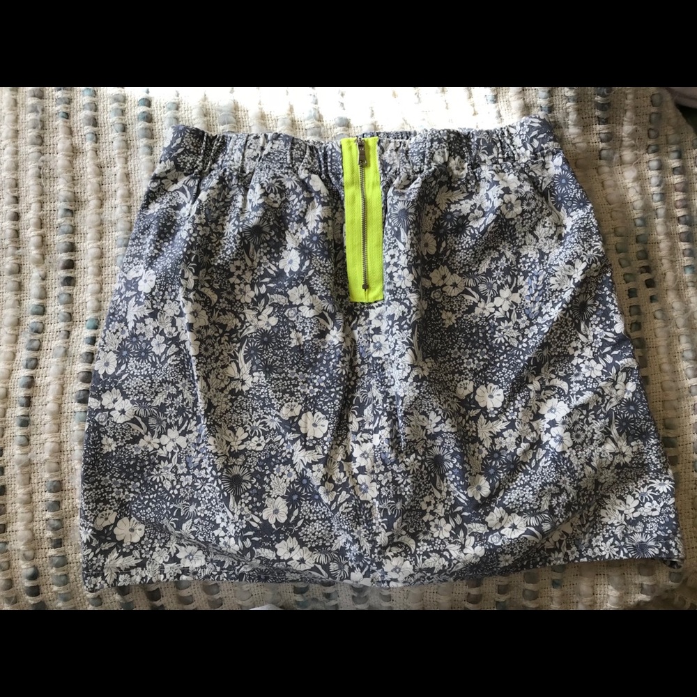 FLORAL JCREW SKIRT